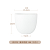 14 Inch HDPE Matte Minimalist Egg Shape Indoor Flower Pot for Home