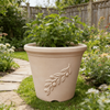 10 Inch HDPE Terracotta Look European Plant Pot for Indoor Garden
