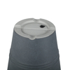 12 Inch HDPE Industrial Tall Plastic Planter for Commercial Entrance