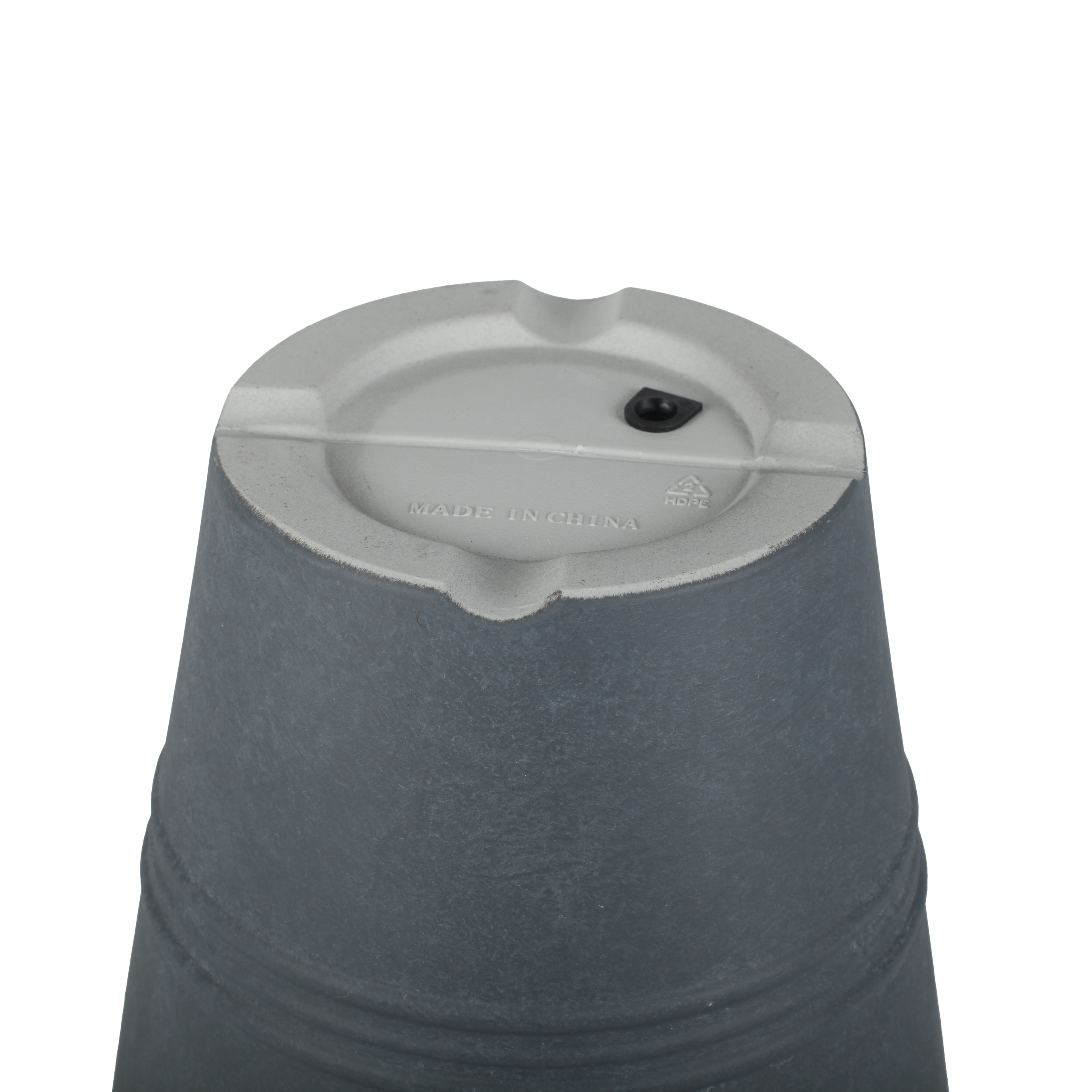 12 Inch HDPE Industrial Tall Plastic Planter for Commercial Entrance