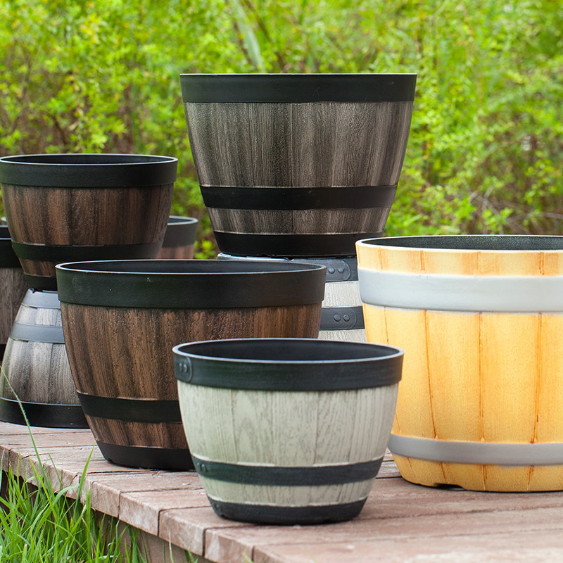 8 inch PP Smooth Minimalist Decorative Planter Pot for Balcony