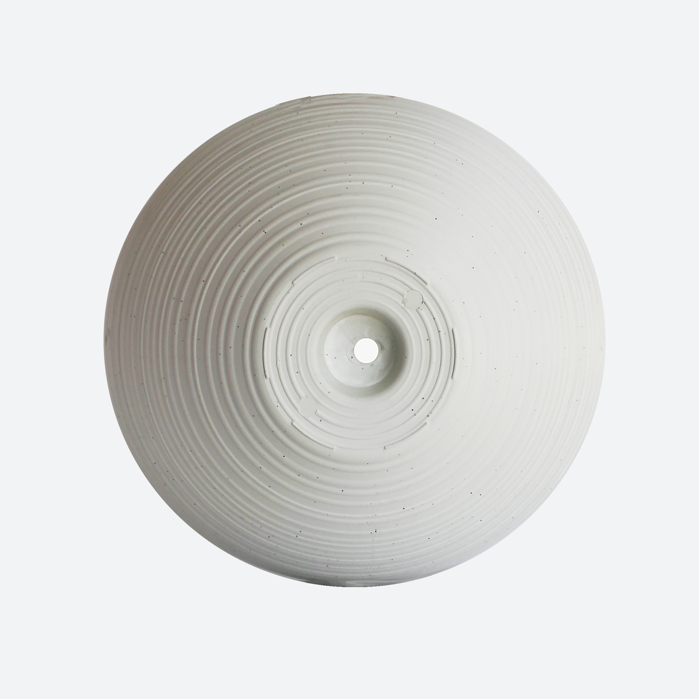 12 Inch PP Matte Ribbed Nordic Bowl Hanging Pot for Balcony